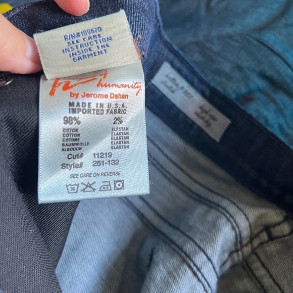 COH Citizens Of Humanity Hutton High Rise Wide Leg #251‎ Stretch Jeans Size 24 - Picture 9 of 10